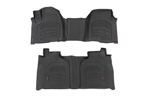 Chevrolet Silverado 2500 HD Floor Mats - Front & Rear - Rough Country - Sure-Fit - '20-'24